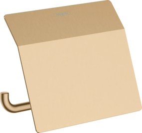 Hansgrohe AddStoris, držiak na toaletný papier s krytkou, kartáčovaný bronz, HAN-41753140