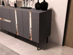 Skrinka Vekika 1 (antracit + strieborná) . Vlastná spoľahlivá doprava až k Vám domov. 1093524