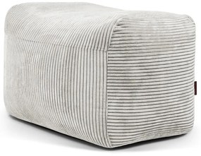 Krémový menčestrový sedací vak Plus 70 Lounge – SLOWDOWN