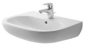 DURAVIT D-Code závesné umývadlo s otvorom, s prepadom, 550 mm x 430 mm, 23105500002