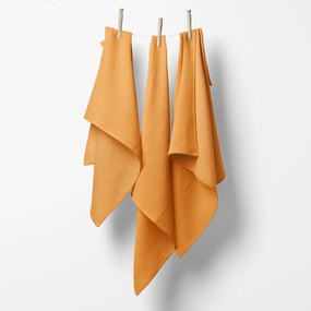 Biante Mušelínová plienka/dečka Nature MSN-001 Horčicovo oranžová 70x70 cm
