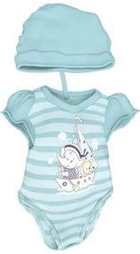 Playtive Cikajúca bábika Toni, 40 cm (tyrkysová)  (100367685)