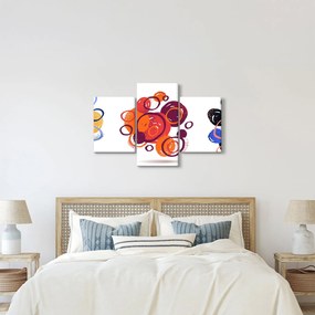 Obraz farebných kruhov (90x60 cm)
