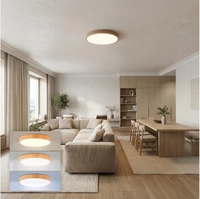 Brilagi - LED stropné svietidlo POOL LED/36W/230V 3000/4000/6000K priemer 30 cm, drevený dekor