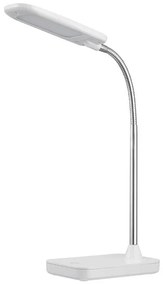 NEDES DL1208/W Stolová lampička ABBY LED 5W, 4000K. 350lm, IP20, biela, stmievateľná