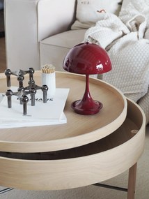 Louis Poulsen Prenosná lampa Panthella 160 V3 Opaque Burgundy