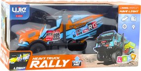 LEAN Toys RC nákladné auto na diaľkové ovládanie Osvetlená karoséria Oranžová