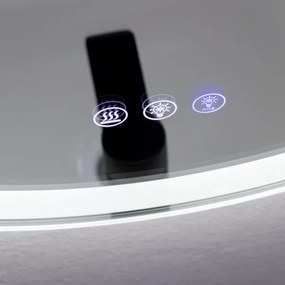 Brilagi - LED RGBW stmievateľné vyhrievané zrkadlo s podsvietením AVA PRO LED/18W/230V priemer 60 cm IP44