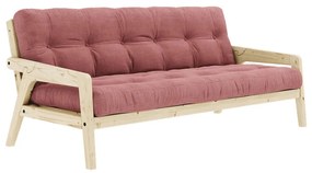 Ružová rozkladacia pohovka 190 cm Grab Clear – Karup Design