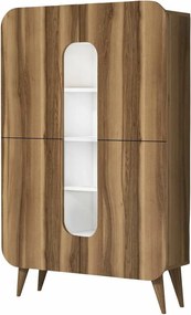 Skrinka Mine Walnut and White