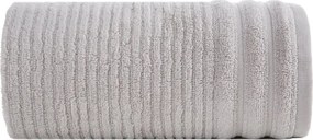 Dekorstudio Bavlnený uterák SAMMY zdobený pruhmi v striebornej farbe Rozmer uteráku: 50x90cm