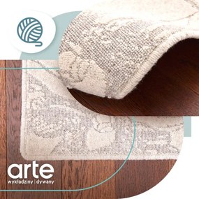 Koberec Agnella Noble Arol svetlosivý, béžový