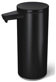 Matne čierny bezdotykový oceľový dávkovač mydla 266 ml – simplehuman