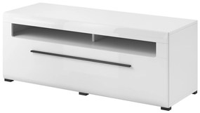 TV stolík Tashia Typ 40 (biela + vysoký lesk biely). Vlastná spoľahlivá doprava až k Vám domov. 1030191