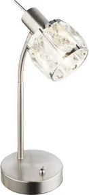 Stolová lampa Kris, sklenený krištáľ%
