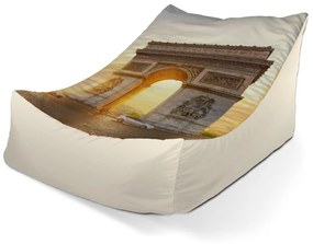 Sablio Sedací vak Lounge Paríž Víťazný oblúk - 80 x 95 x 50 cm
