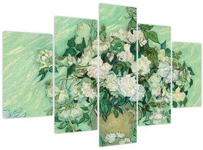 Obraz - Vincent van Gogh, Roses, reprodukcia (150x105 cm)