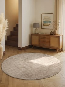 Vikosa, Kusový koberec Vikosa Jane 106295 Beige kruh, 150x150 (priemer) kruh, béžová, detská izba