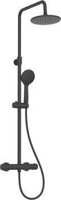Sprchová súprava s batériou HOUSTON matná čierna
