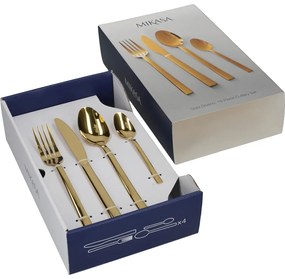 Nerezový príbor v súprave 16 ks v zlatej farbe Mikasa Diseno - Kitchen Craft