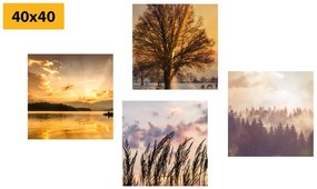 Set obrazov malebnosť prírody