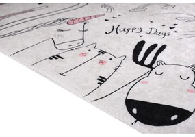 Slonovinový prateľný detský koberec 100x160 cm Animal Kingdom – Vitaus