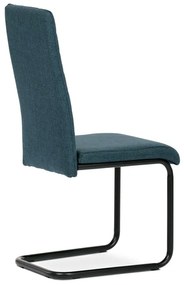 BONTEC Jedálenská stolička, modrá, látka, DCL-401 BLUE2 Farba: Modrá