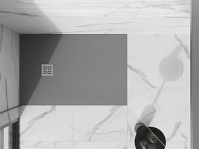 Mexen Stone+, obdĺžniková vanička z minerálneho kompozitu 110 x 70 cm, šedá-betónová, 44617011