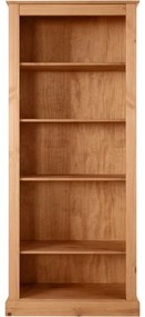 Knižnica z borovicového dreva v prírodnej farbe 181x31 cm Mille – Støraa