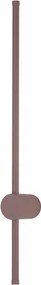 BRILAGI - LED vonkajšie nástenné svietidlo AURA, 12 W, 230 V, 3000 K, IP54, 65 cm, hnedá, CRI 90