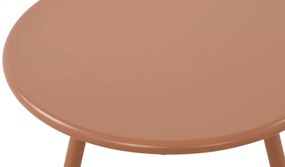 Konferenčný stolík Berea - v40 x Ø50 cm - Terracotta