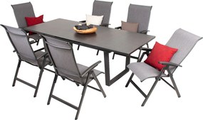 Doppler LIVORNO YELMO ALU, polohovacie kreslá, 6+1