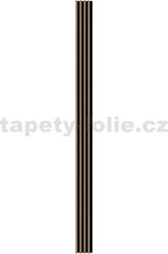 Akustické dekoračné panely MAXI, dub saragossa 3D lamely na filcovom podklade, rozmer 270 x 17,7 cm, IMPOL TRADE
