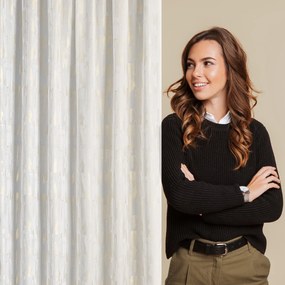 ZÁCLONA NA PÁSKE ILARA 140X250 CM VZOROVANÁ