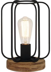 Stolová lampa Brilliant Tosh E27 40W antik/hnedá