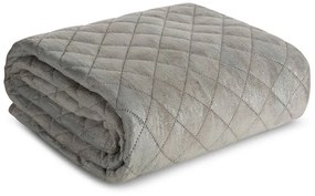 Dekorstudio Zamatový prehoz na posteľ BLINK 3 v béžovej farbe Rozmer prehozu (šírka x dĺžka): 170x210cm