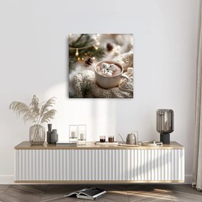 Obraz vianočná pohoda s lahodnou čokoládou