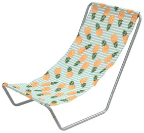 Súprava 2 ks skladacích plážových ležadiel SAND PINEAPPLE