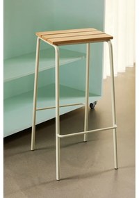 Béžové/v prírodnej farbe barové stoličky v súprave 2 ks (výška sedadla 76 cm) Stilt – Hübsch