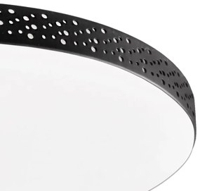 LED Kúpeľňové stropné svietidlo MOON LED/18W/230V čierna IP44