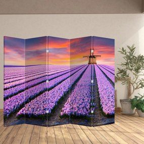 Paraván - Kvetinová farma (210x170 cm)
