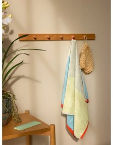 Modrá froté bavlnená osuška 70x140 cm Block – Hübsch