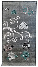 Koberec Frisee Soft Kids 0,8/1,5 0420A šedá