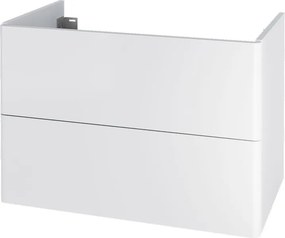 Mereo, Mereo Siena, kúpeľňová skrinka 80 cm, biela lesk, MER-CN411S