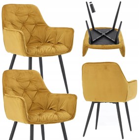 GARDEN LINE Zamatové kreslo GardenLine Farba: bežová