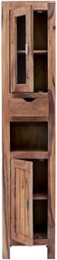 furniture-nabytek.cz - Drevená skrinka do kúpeľne z masívu palisander 40x190x35