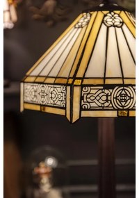 Nočná tiffany lampa AFRIKA Ø30*50
