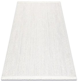 Koberec NANO EN14A Romby biely