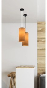 Svetlohnedé závesné svietidlo ø 12 cm Ballo – Candellux Lighting