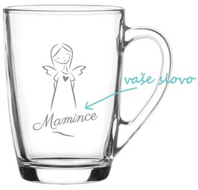 Personalizovaný hrnček s venovaním a anjelom 300 ml
